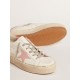 Hi Star with suede star and old rose leather heel tab