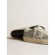 Women's Hi Star in silver glitter with suede star and white heel tab