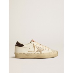Hi Star with platinum metallic leather star and glitter heel tab