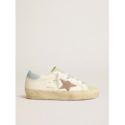 Hi Star LTD with pink suede star and light blue leather heel tab