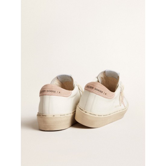 Hi Star LTD with old rose suede star and heel tab with pearls