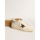 Women's Hi Star LTD with hazelnut glitter star and light blue suede heel tab
