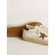 Women's Hi Star LTD with glitter star and brown lizard-print heel tab