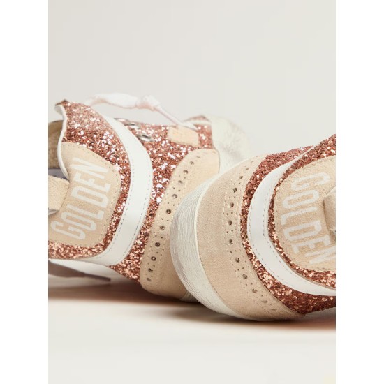 Women's Mid Star with gold glitter