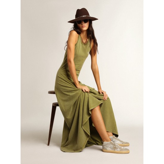 Mid Star LTD in white and dove-gray suede with Swarovski crystals