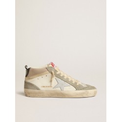 Mid Star LTD with light gray leather star and gray suede inserts