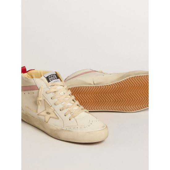 Bio-based Mid Star LTD with gold leather star and pink flash