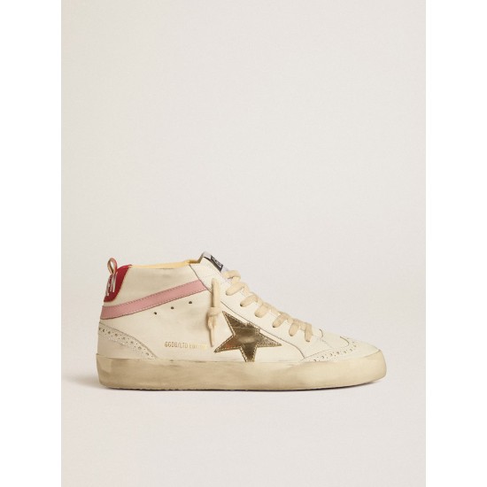 Bio-based Mid Star LTD with gold leather star and pink flash