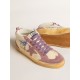 Women’s Mid Star LAB in nylon and nappa with mauve suede star