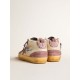 Women’s Mid Star LAB in nylon and nappa with mauve suede star