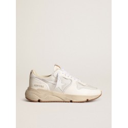 Women's Running Sole in mesh and white nappa