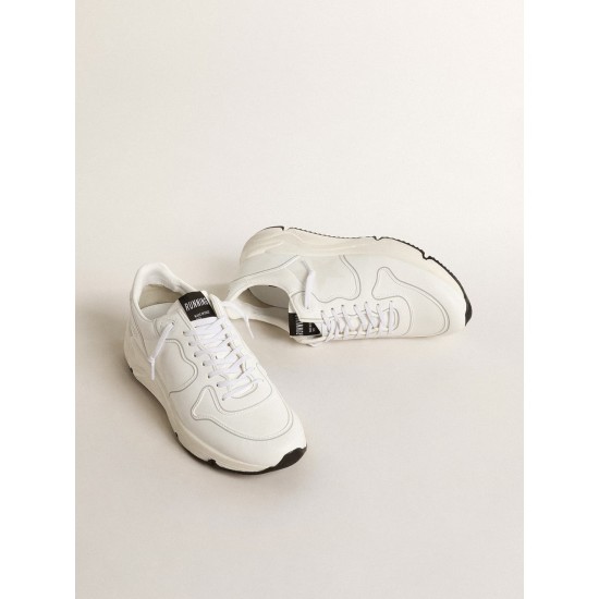 Women’s bio-based Running Sole with white star and heel tab