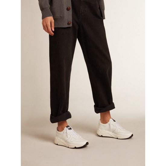 Women’s bio-based Running Sole with white star and heel tab