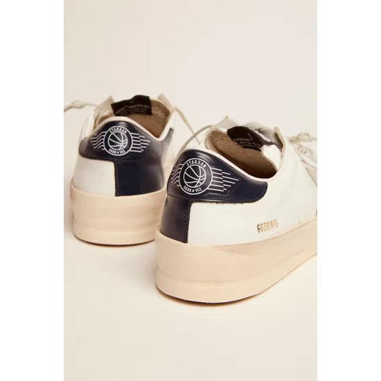 Women’s Stardan with ice-gray suede star and blue heel tab