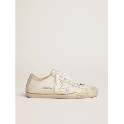 Women's V-Star in vintage effect leather