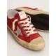 Women's V-Star LTD in dark red suede with silver star
