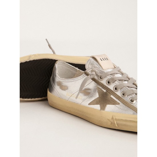 Women's V-Star LTD in silver laminated leather