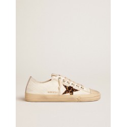 V-Star LTD in nappa with pony skin star and silver heel tab