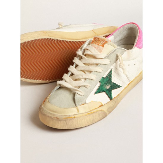 Super-Star Penstar with green star and fluorescent lobster heel tab