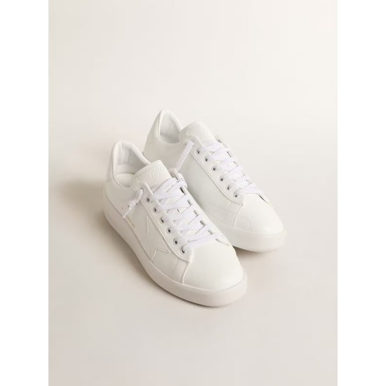 Women’s bio-based Purestar with white star and heel tab