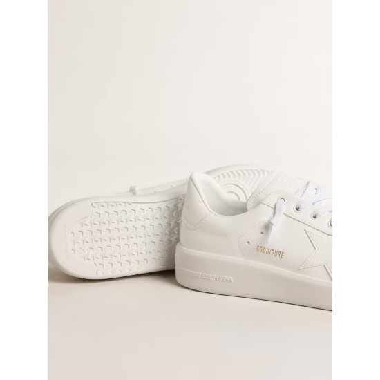 Women’s bio-based Purestar with white star and heel tab