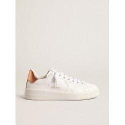 Bio-based Purestar with bronze metallic leather heel tab