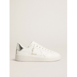 Women’s bio-based Purestar with white star and mirror-effect heel tab