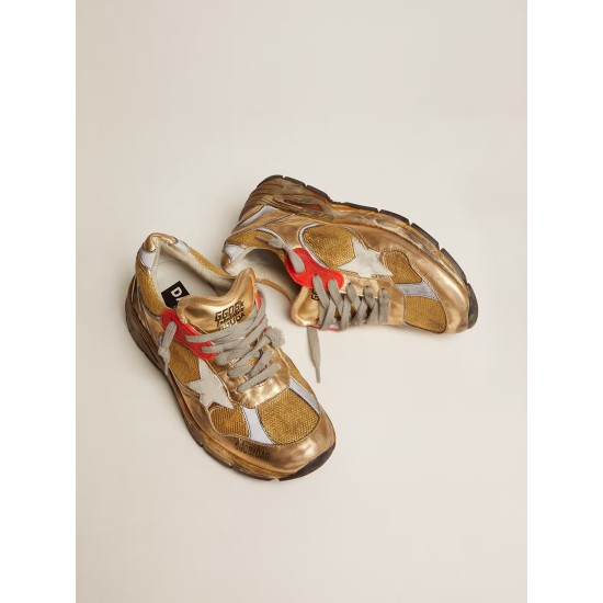 Women's Dad-Star gold with white star