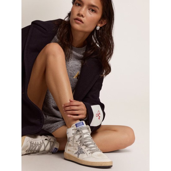 Women's Sky-Star with signature on the ankle and silver inserts