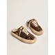 Women's Space-Star Sabot in animal print pony skin and shearling lining