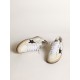 Women's Ball Star in white canvas and leather with black star