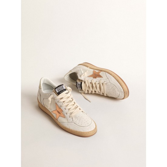 Ball Star LTD in canvas and nappa with bronze metallic leather star