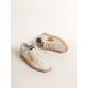 Ball Star LTD in canvas and nappa with bronze metallic leather star