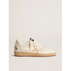 Ball Star LTD in canvas and nappa with bronze metallic leather star