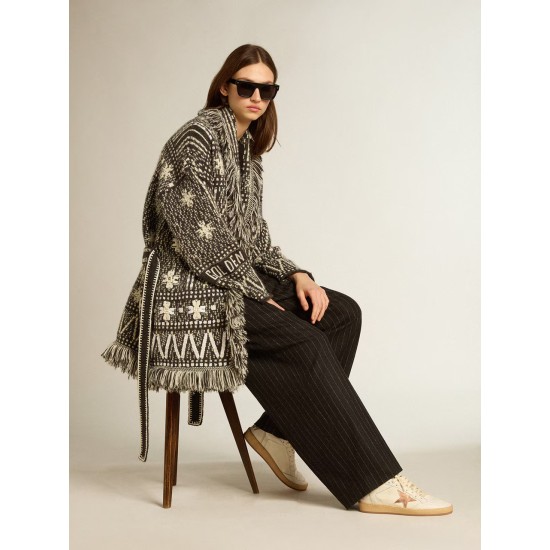 Ball Star LTD in canvas and nappa with bronze metallic leather star