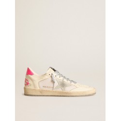Ball Star LTD in nappa leather and mesh with suede star and leather heel tab
