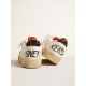 Ball Star in nappa with leopard-print pony skin star and heel tab
