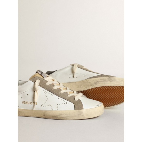 Women's Super-Star with perforated star and midnight blue heel tab