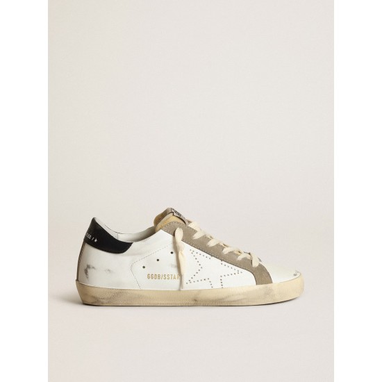 Women's Super-Star with perforated star and midnight blue heel tab