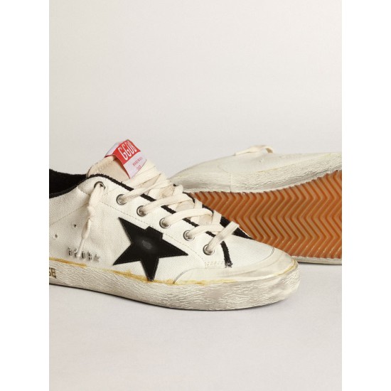 Super-Star LTD in beige canvas with black star