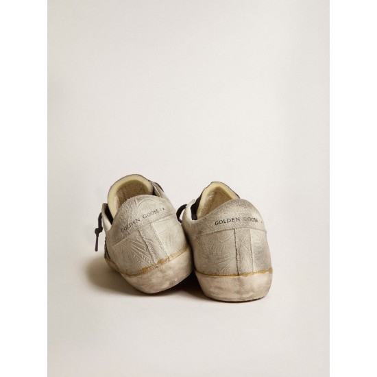 Women’s Super-Star LAB with floral print and black leather star