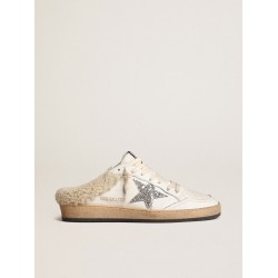 Ball Star Sabots with glitter star and shearling lining