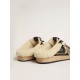 Ball Star Sabots in nappa with platinum star and shearling lining