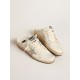 Ball Star Sabots in nappa leather with ice-gray suede star