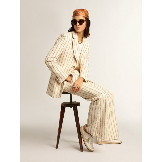 Ball Star Sabots in nappa leather with ice-gray suede star