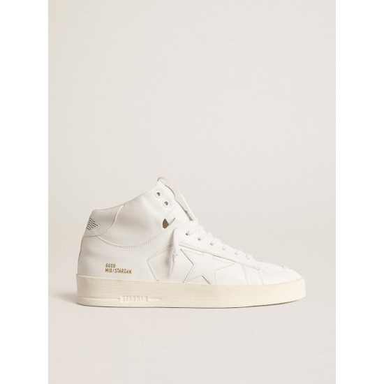 Women’s bio-based Mid-Stardan with white star and heel tab