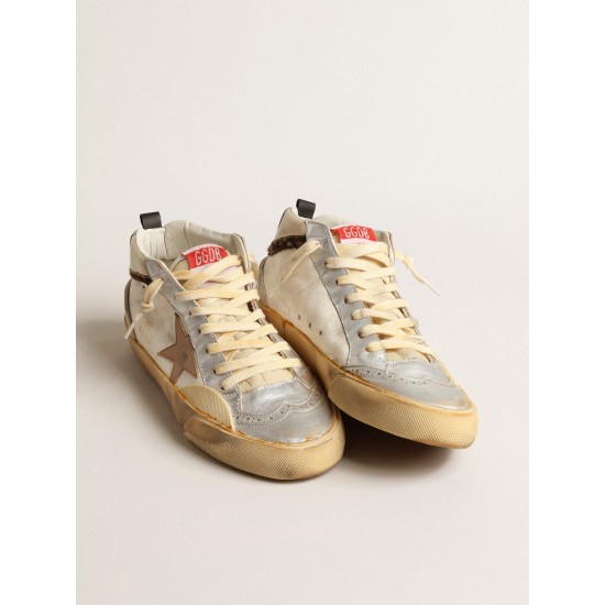 Mid Star LTD with silver metallic leather inserts and pink star