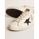 Women's Super-Star LTD in nappa with blue glitter star and red heel tab