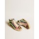 Women’s Slide LAB in camo canvas with yellow leather star and flash