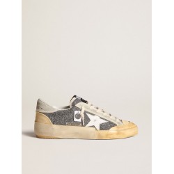 Women’s Super-Star LAB with white star and Swarovski glitter upper